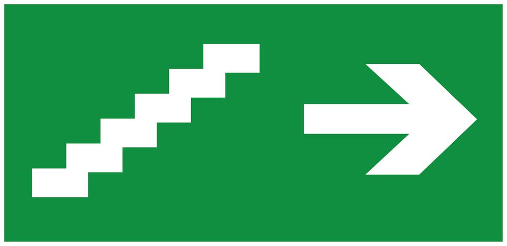 Piktogramm Legrand Treppe rechts