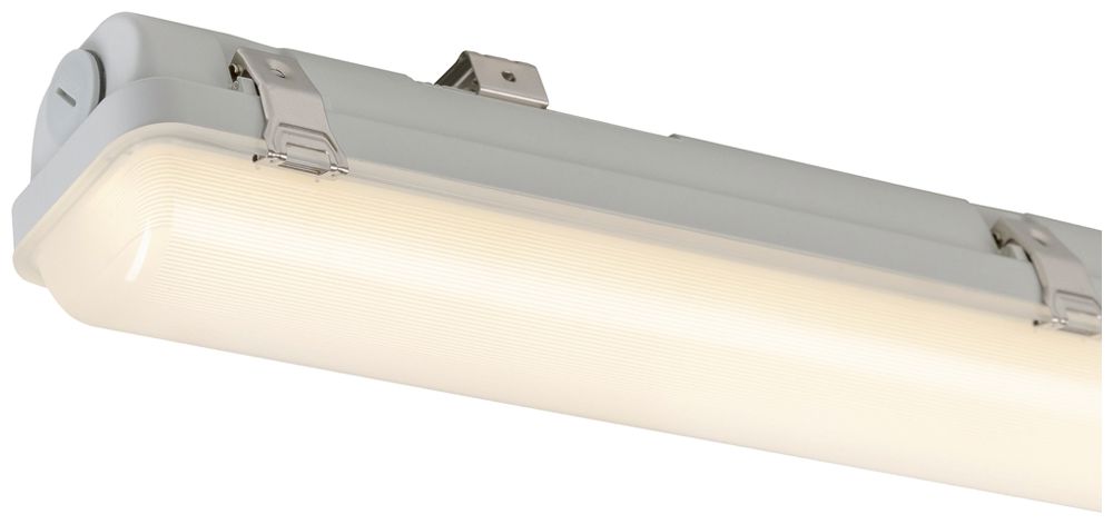 LED-Feuchtraumleuchte SLV WATERPROOF V 18W 2380lm 840 IP66 DALI 0.6m grau