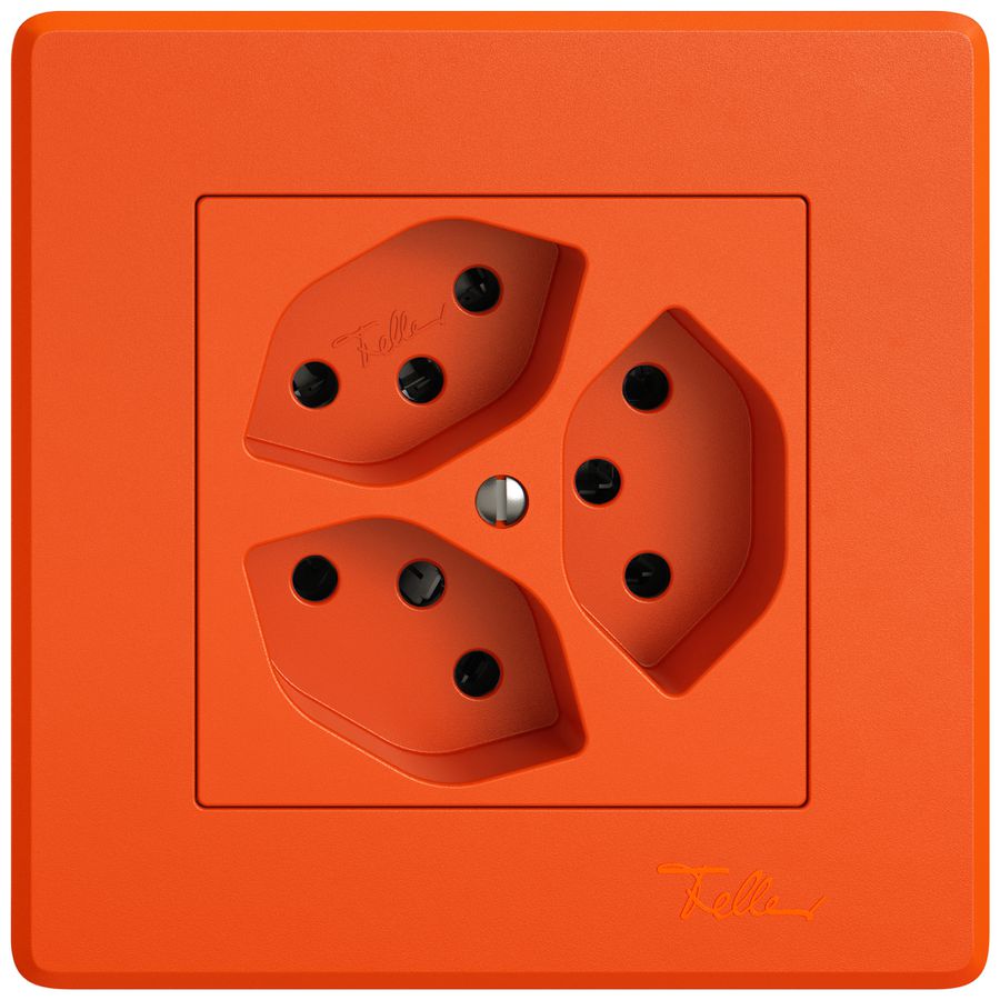 Prise ENC EDIZIO.liv SNAPFIX® 3×T13 3×S ora