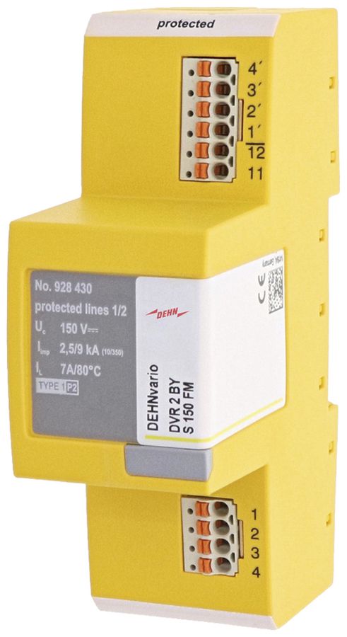 Scaricatore combinato DEHN/elvatec SE DVR 2 BY S 150 FM 100V 9kA