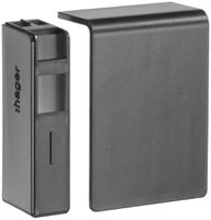 Endstück Hager für SL20055 schwarz