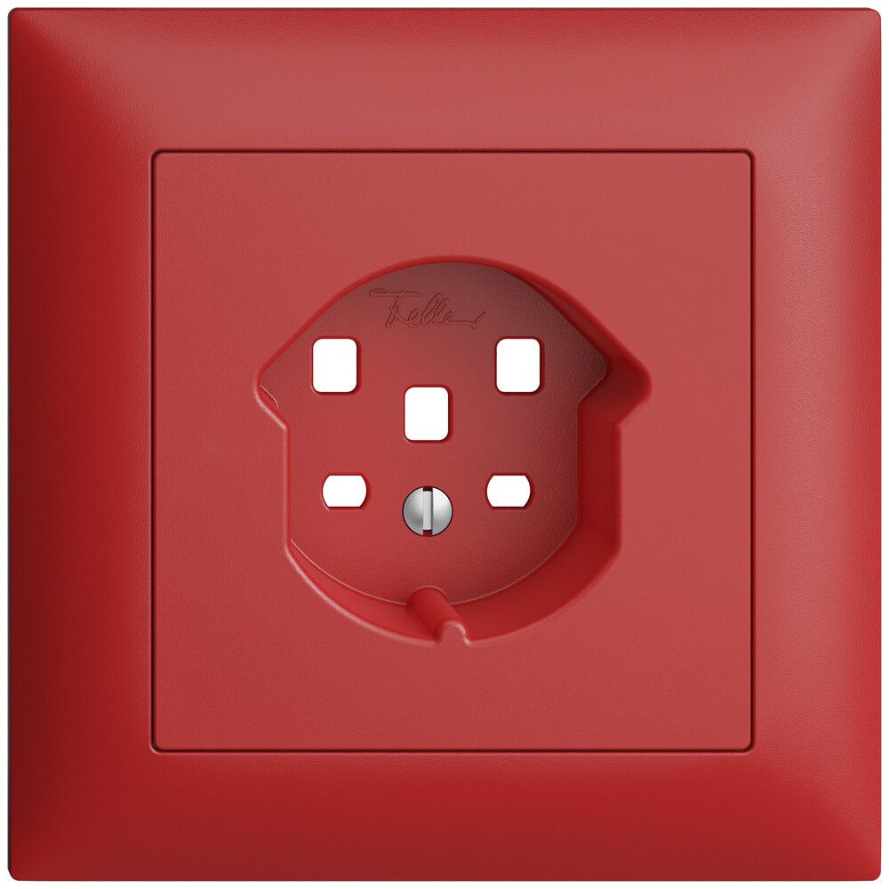 Frontset EDIZIOdue berry 88×88mm 1×T25