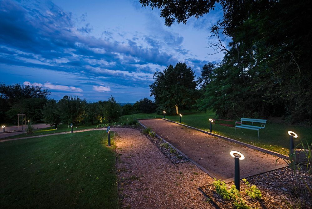 LED-Wegeleuchte SLV I-RING 9.2W 670lm 3000K IP65 Ø240×650 anthrazit