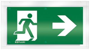 Piktogramm-Scheibe ESYLUX für SLX einseitig Pfeil rechts