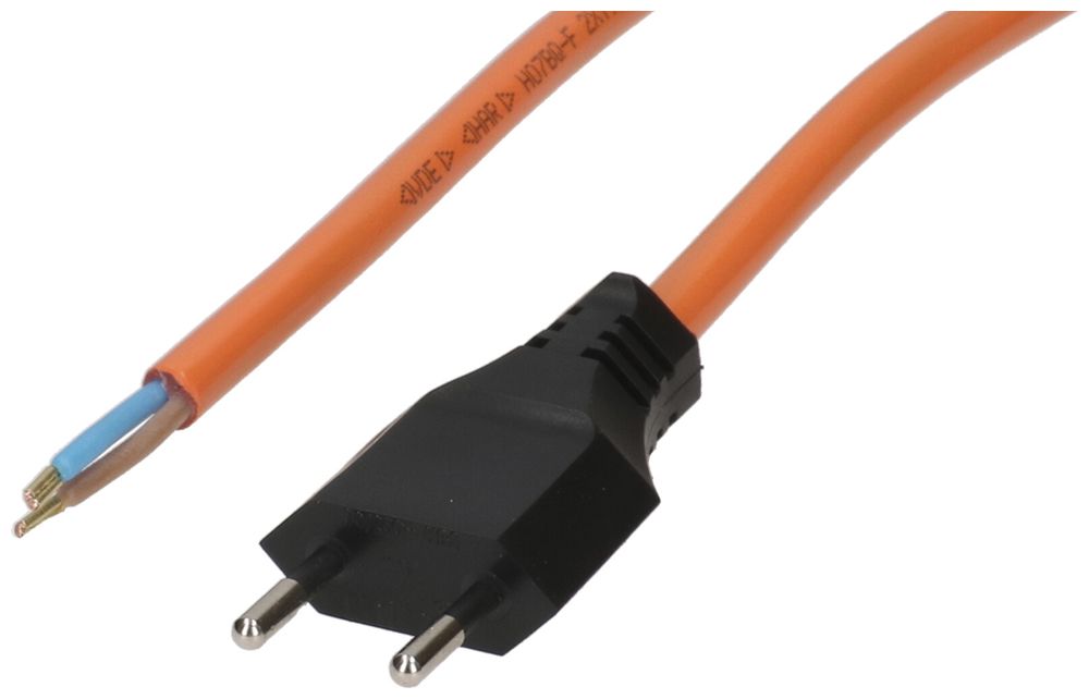 Anschlusskabel MH EXTEND PUR 10A 230V 2×1.5mm² Typ 11/frei 5m orange