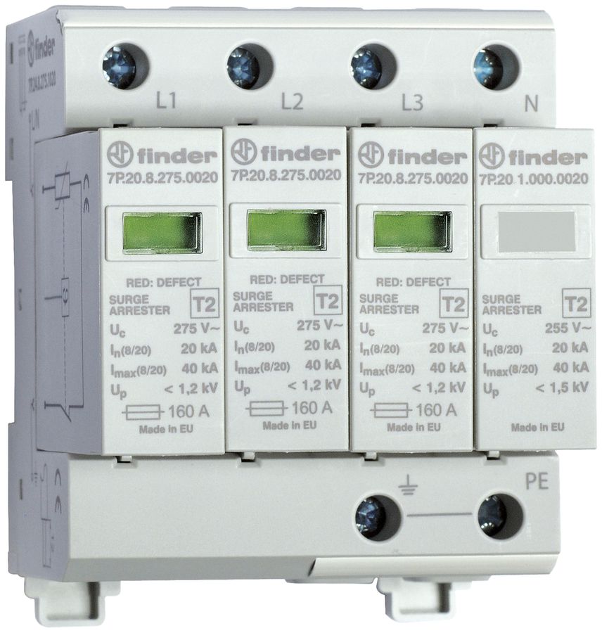 Limitatore di sovratensione SPD 2 TN-S,TT-rete 160A