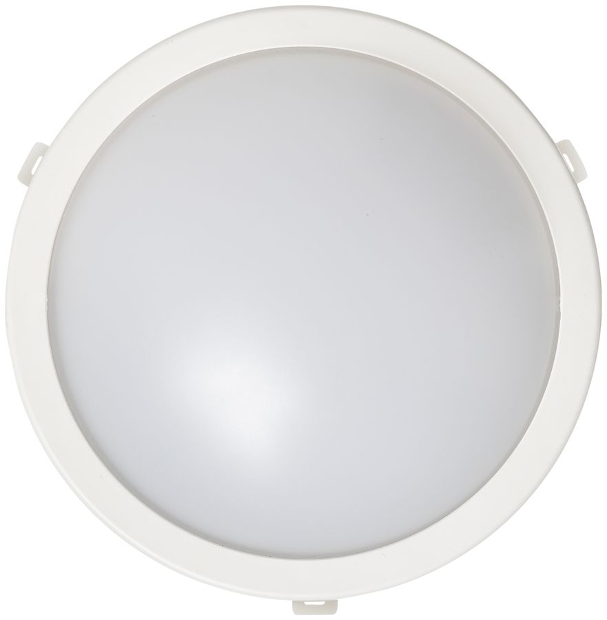 LED-Decken-/Wandleuchte WORKLIGHT 12W 840lm 4000K IP54 weiss Ø205mm