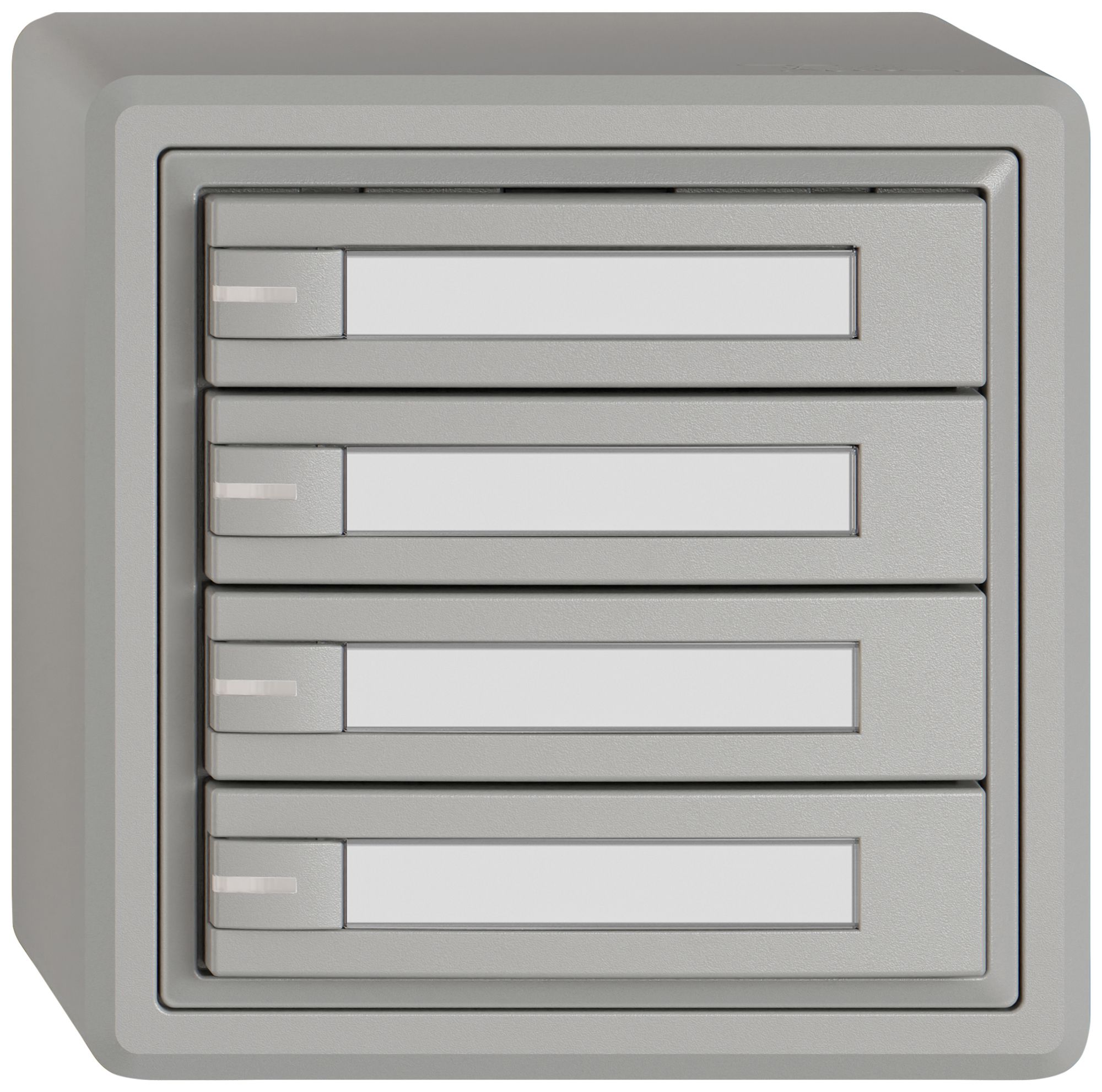 AP-Universaltaster EDIZIO.liv UNI SNAPFIX® 5…48V m.LED blau 4× 1-Tbed.Pap.hgu