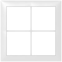 Abdeckrahmen SIDUS 2×2 weiss
