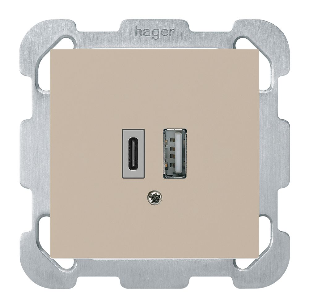 Prise de charge USB ENC kallysto 18W PD 1×type A 1×type C a.plaque d.fixation be