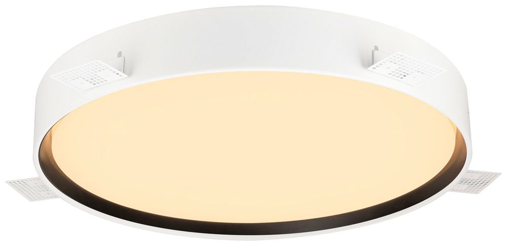 Cadre d'encastrement SLV DECONA aluminium Ø433×75mm blanc