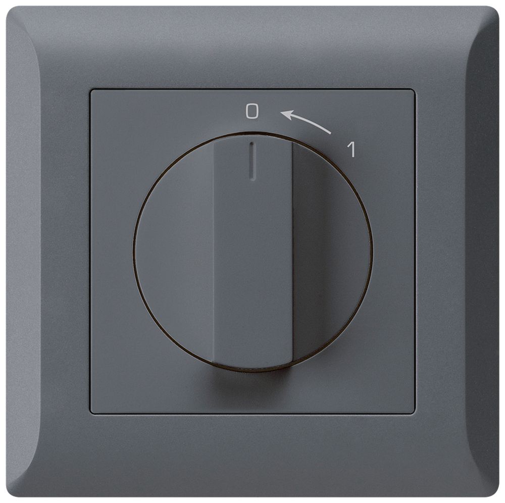 UP-SchwenkTaster 0<-1/1L anthrazit kallysto.line mit Drehgriff