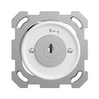UP-Schwenktaster 0<-1/1P STANDARDdue weiss mit Sicherheitsschloss