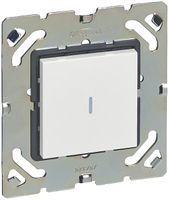 EB-Wechselschalter 3/1L ARTEOR, 10AX, 2 Module, mit Befestigungsplatte, weiss