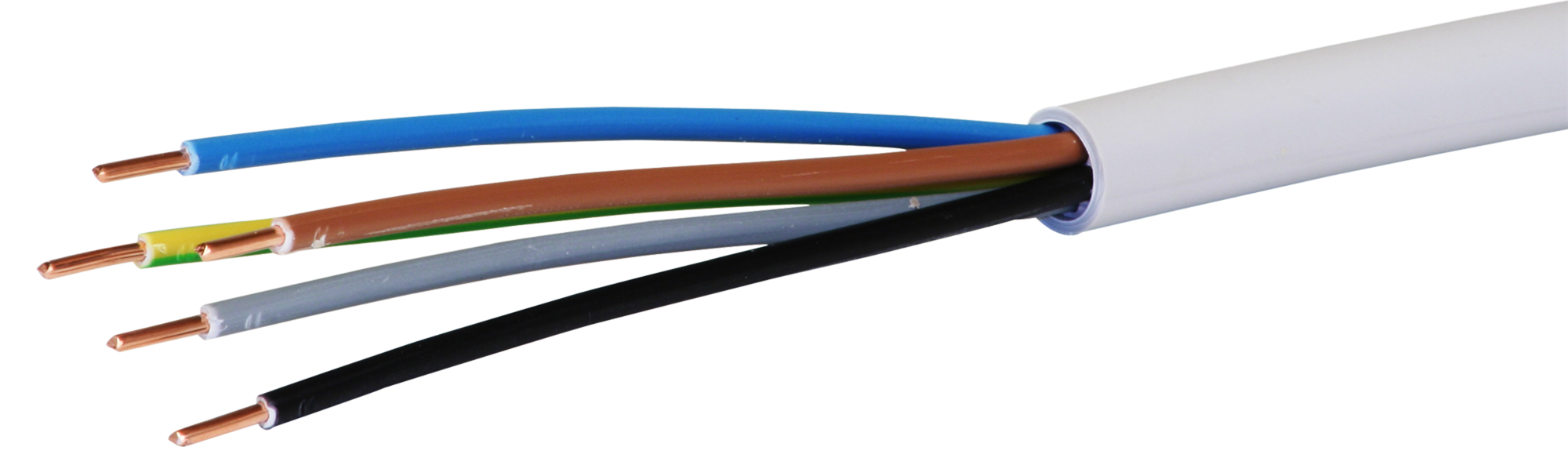 Installationskabel FE0 5×2.5mm² 3LNPE grau Dca