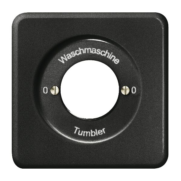 Kit front. 0-Waschmaschine-0-Tumbler per interr.a chiave nero