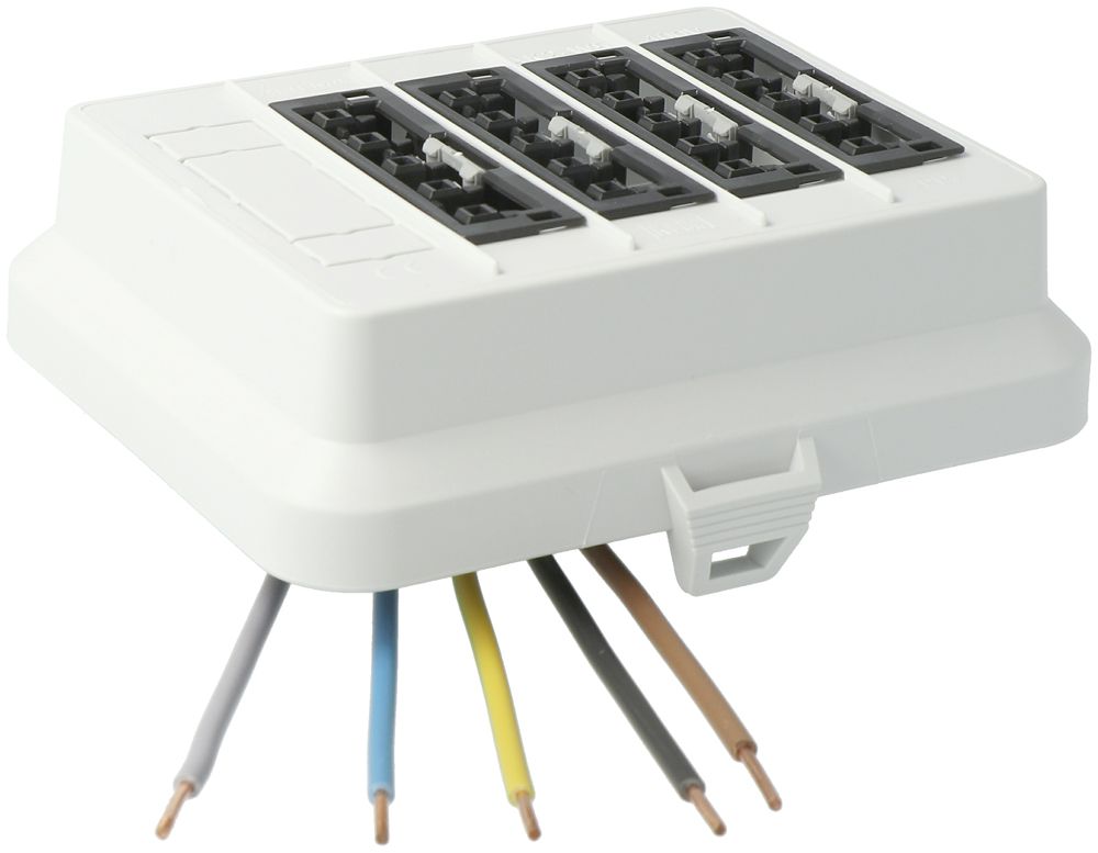 Frontteil AGRO, in: 5P H07V-U, out: 4×5P sw L1+L2+L3, WAGO