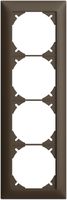 Abdeckrahmen EDIZIOdue 4×1 coffee