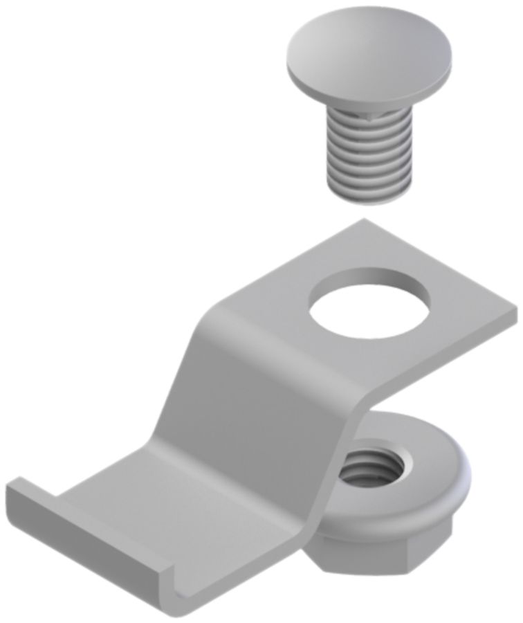 Klemmlasche A4 Lanz für Trennprofil