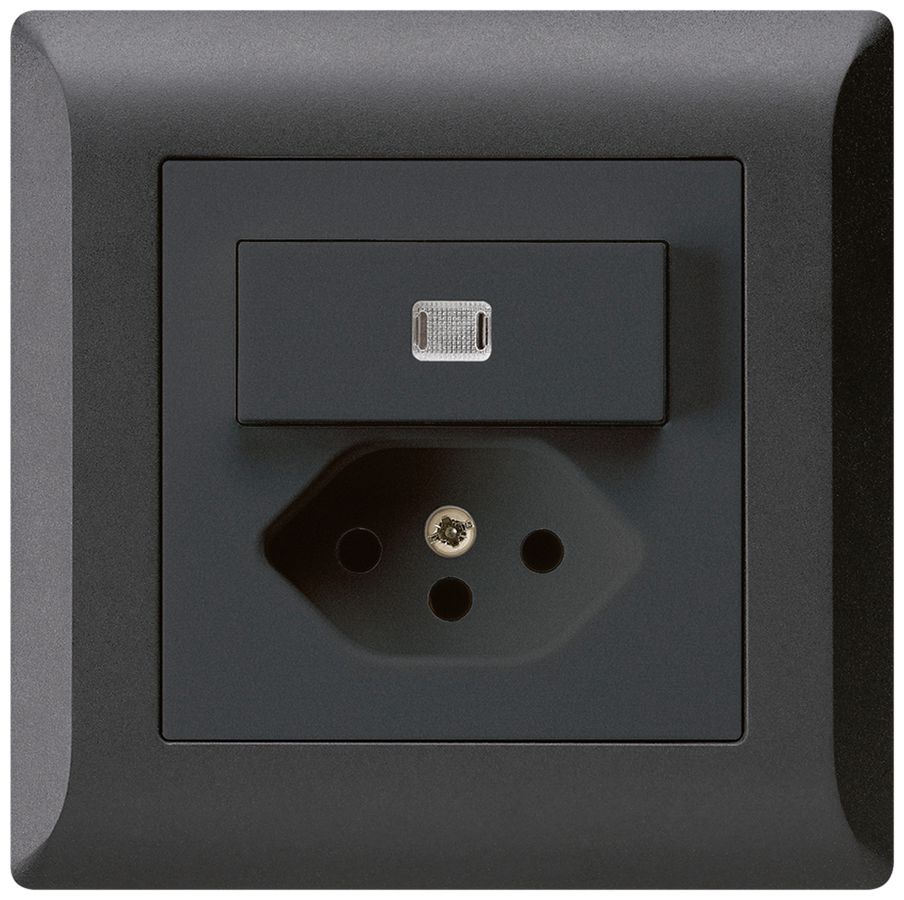 UP-Leuchtkombination A-R/1P+T13 schwarz kallysto.line