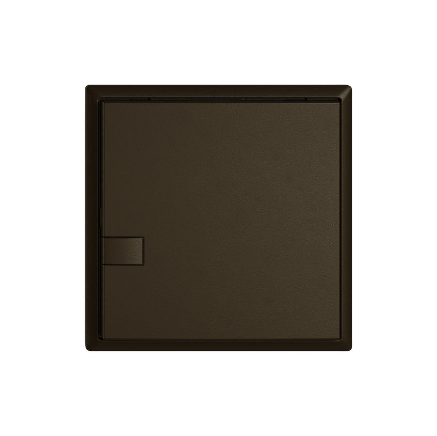 Poussoir universel EDIZIO.liv UNI SNAPFIX® 5…48V s.LED 1× comm.1T br