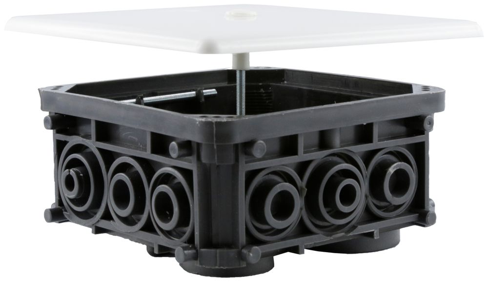 Boîte de dérivation Ammer avec couvercle entrées 4×M16 8×M20 6×M25 1×M32