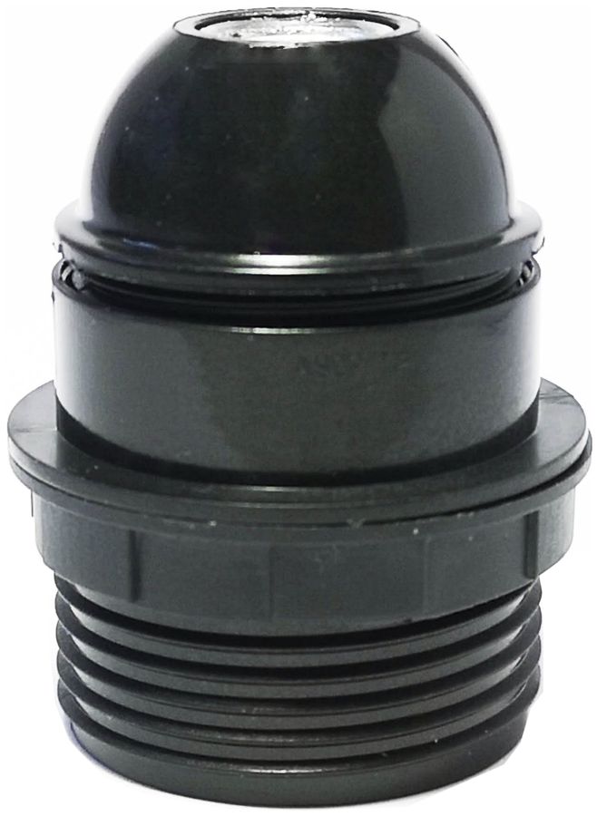 Portalampada d'illuminazione ELBRO E27 M10×1, termoplastico, nero