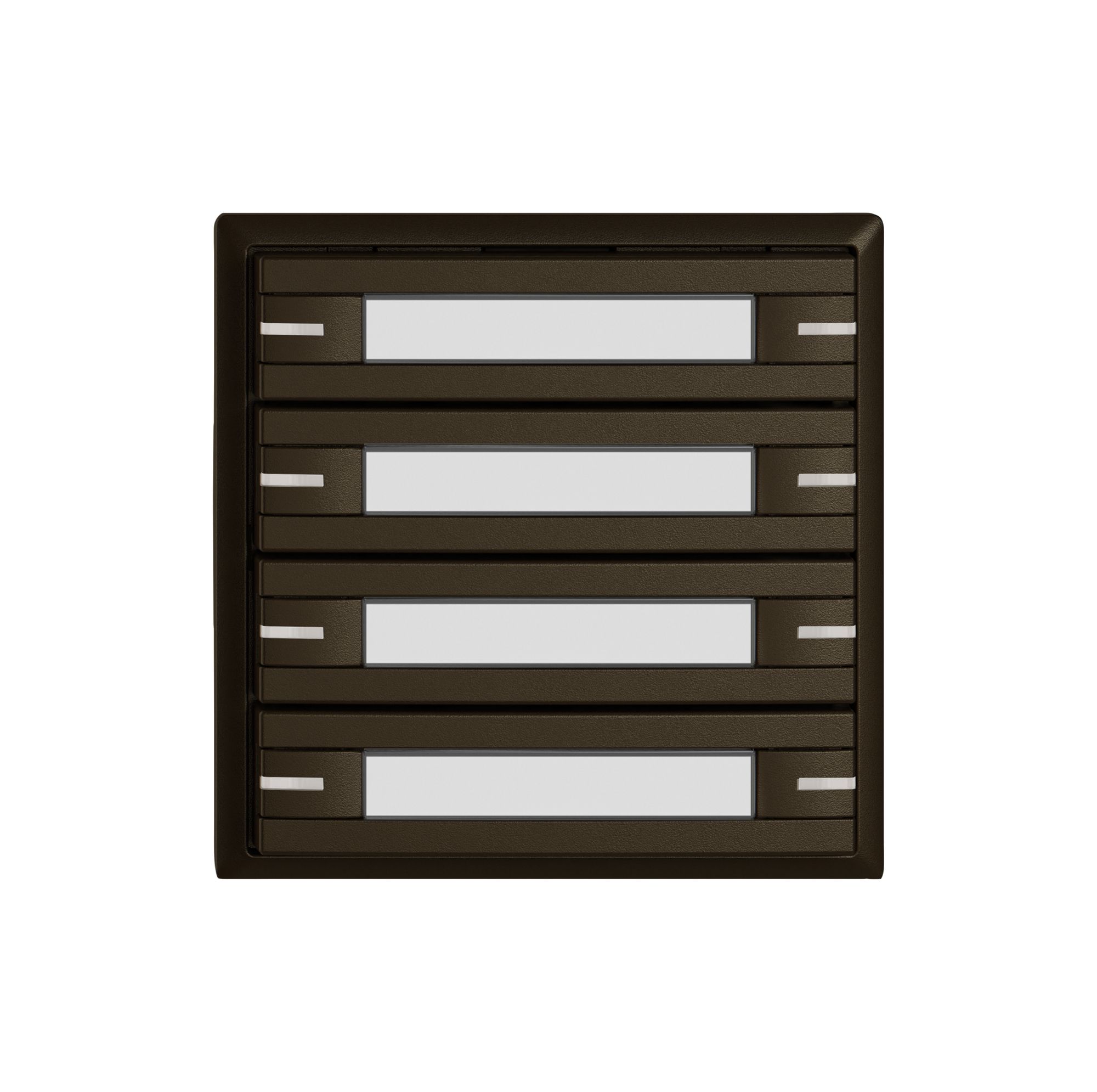 Poussoir KNX RGB EDIZIO.liv SNAPFIX® capteur temp.RGB-LED étiqu.8×com.1T br