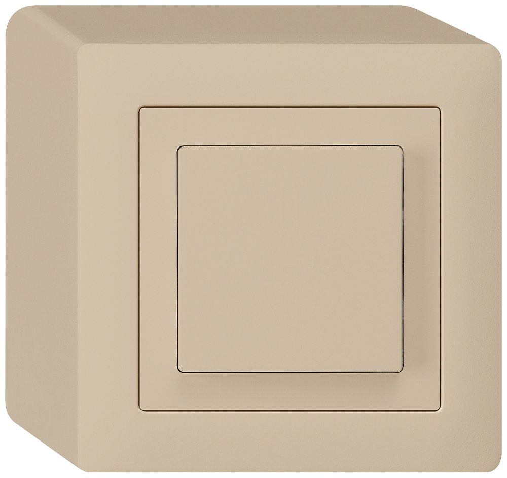 AP-Druckschalter kallysto 3/1L beige