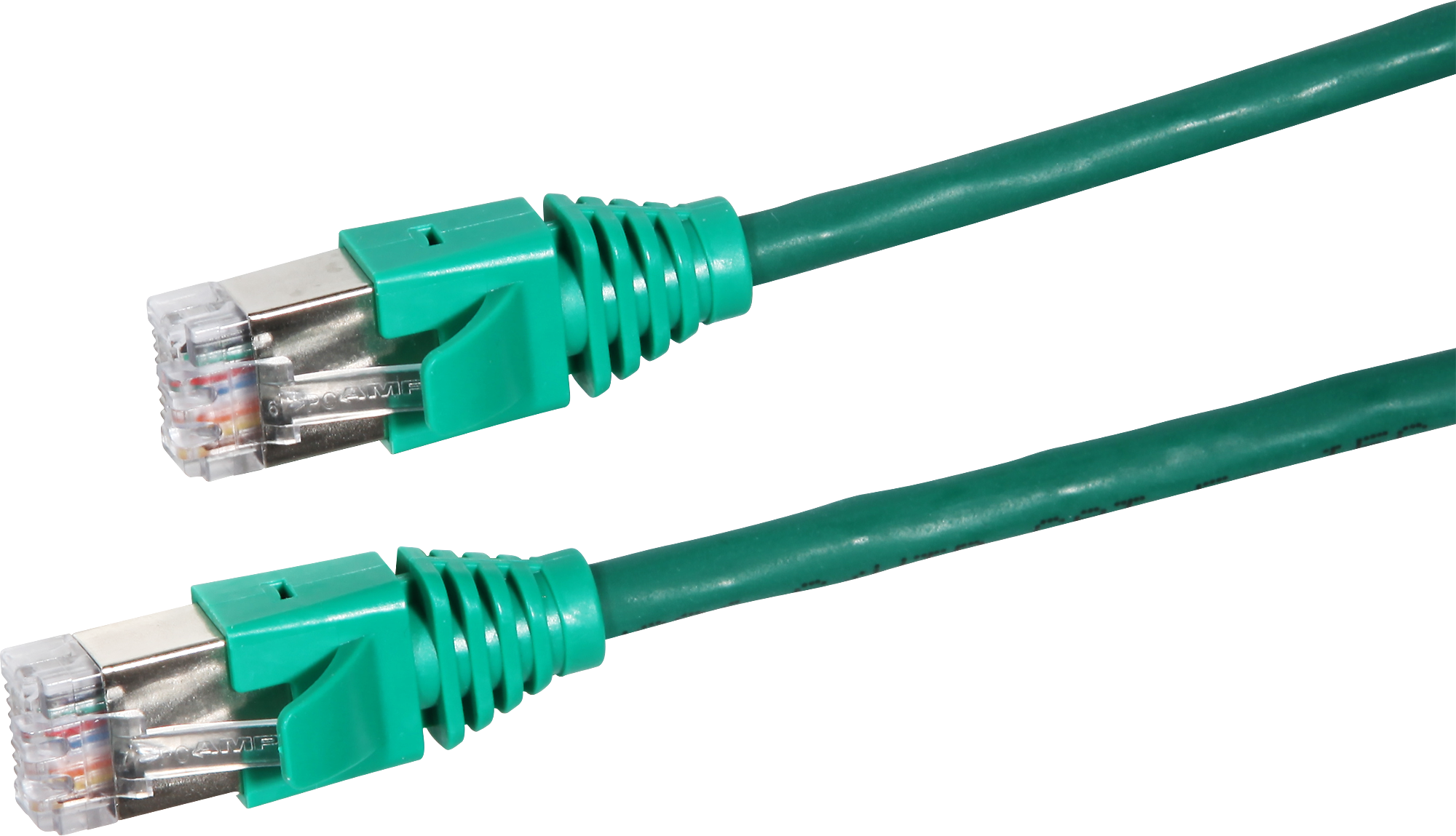 Patchkabel  S/UTP 2RJ45 10m grün halogenfrei