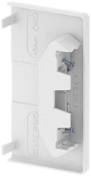 Endstück Bettermann GKH 70×130mm halogenfrei reinweiss