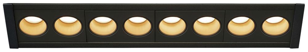 EB-LED-Deckenleuchte SLV MILANDOS 8, 16W 1030lm 2700K 45° Aluminium schwarz