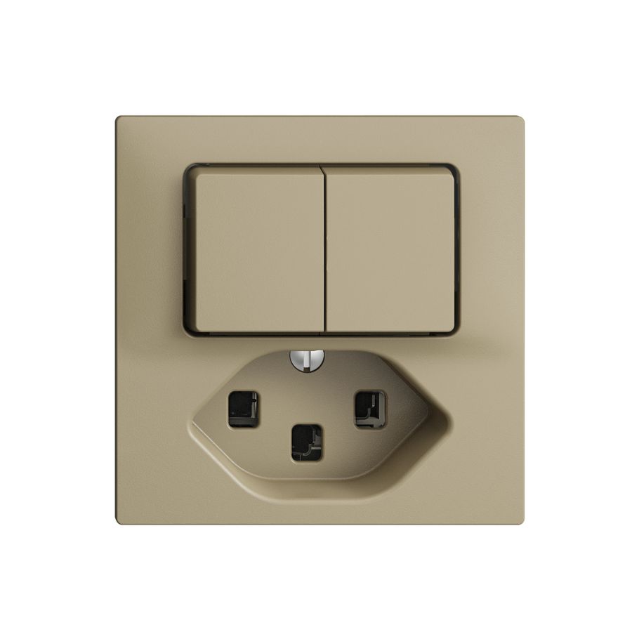 Kombination 1/3+3/1L+T23 16A EDIZIOdue sand