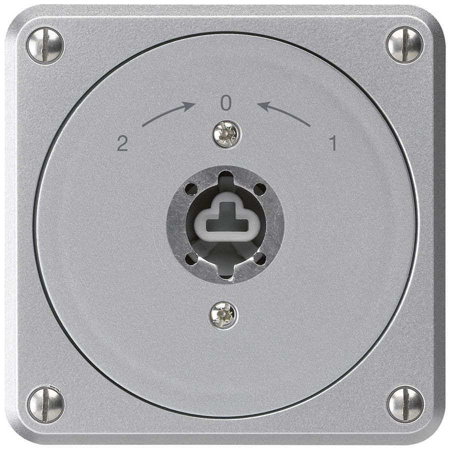 Contatto rotativo a chiave INC robusto alluminio s.coperchio/cilindro inv.combi