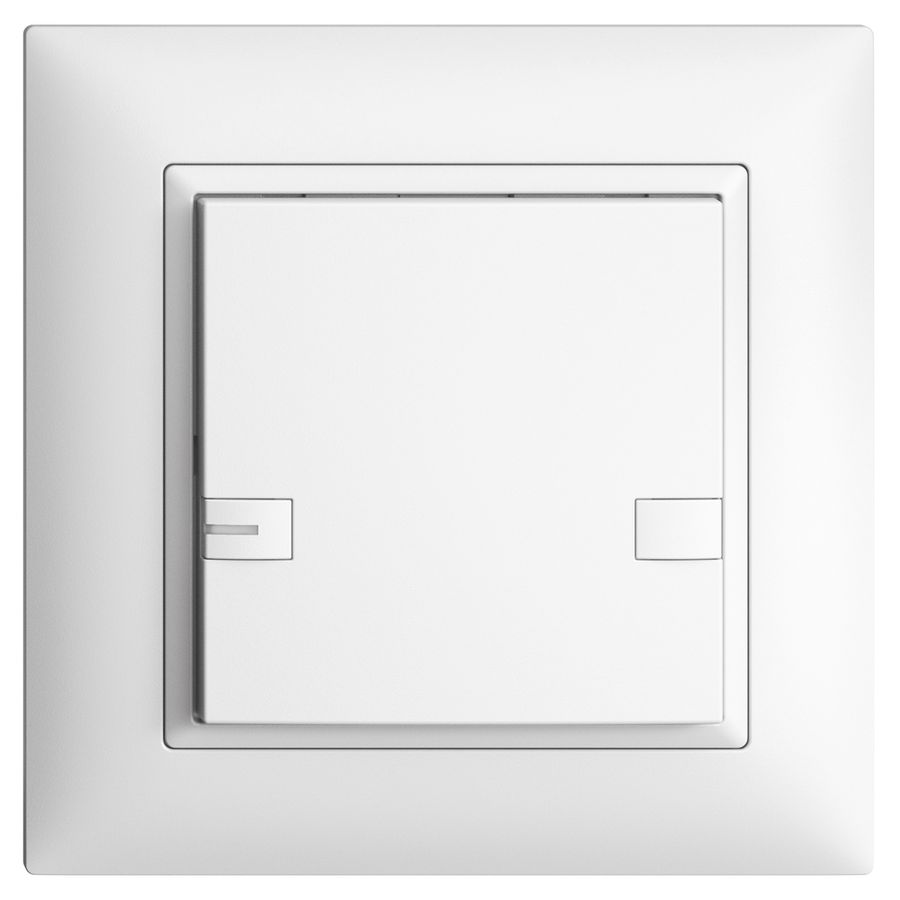 Poussoir KNX RGB ENC EDUE FMI, 250mW, a.LED RGB, 1×poussoir, comm.2×touches, bc