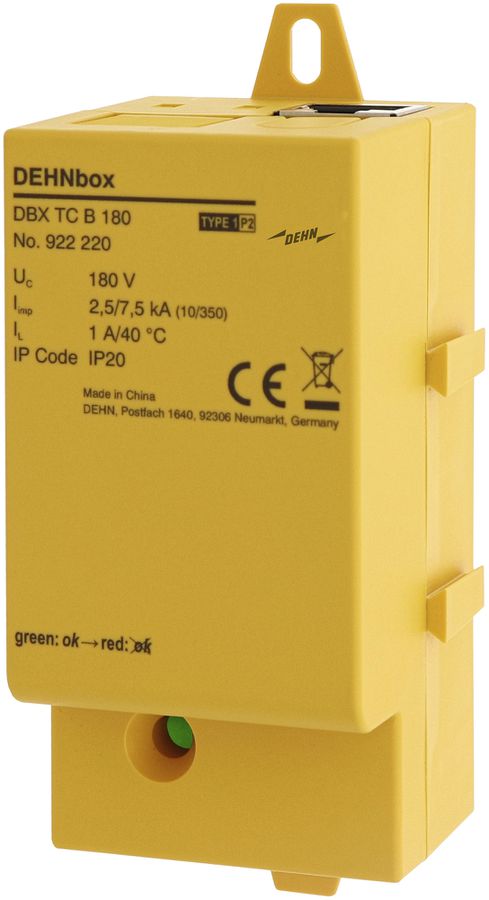 Scaricatore di sovratensione DEHN/elvatec, per montaggio a parete