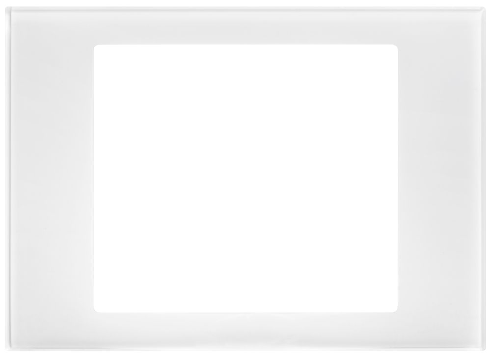 Placca frontale per modulo informativo per numero civico Urmet Alpha IP55 bianco