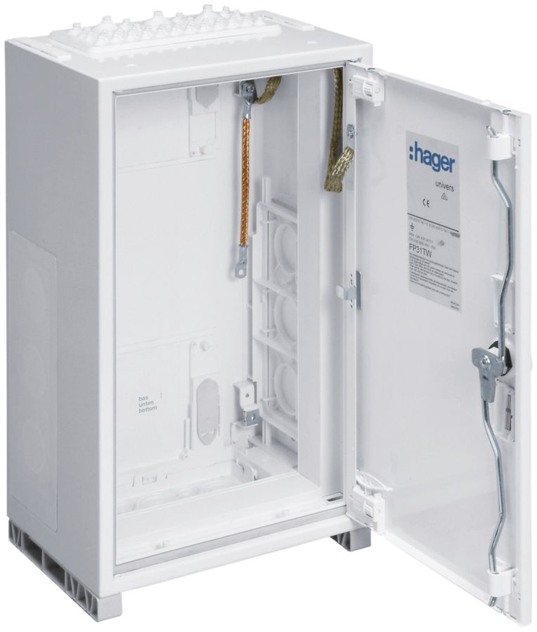 Armadio murale Hager univers con porta CP I IP54 550×800×205mm