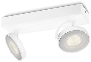 LED-Deckenleuchte CLOCKWORK 2×4W, 2700K, 560lm, 50°, weiss