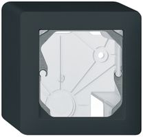 En-tête AP Hager kallysto 1×1 86×86mm noir