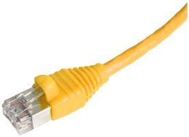 Câble patch Dätwyler CU RJ45 0.5m jaune U/UTP Kat.6