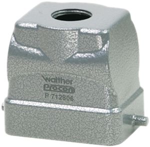 Steckergehäuse Walther PROCON P712806, Gewinde 1×M20, H=56mm, Al