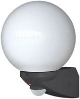 Lampada per esterni PIR Swisslux ALC 100W E27 opale 360 nero
