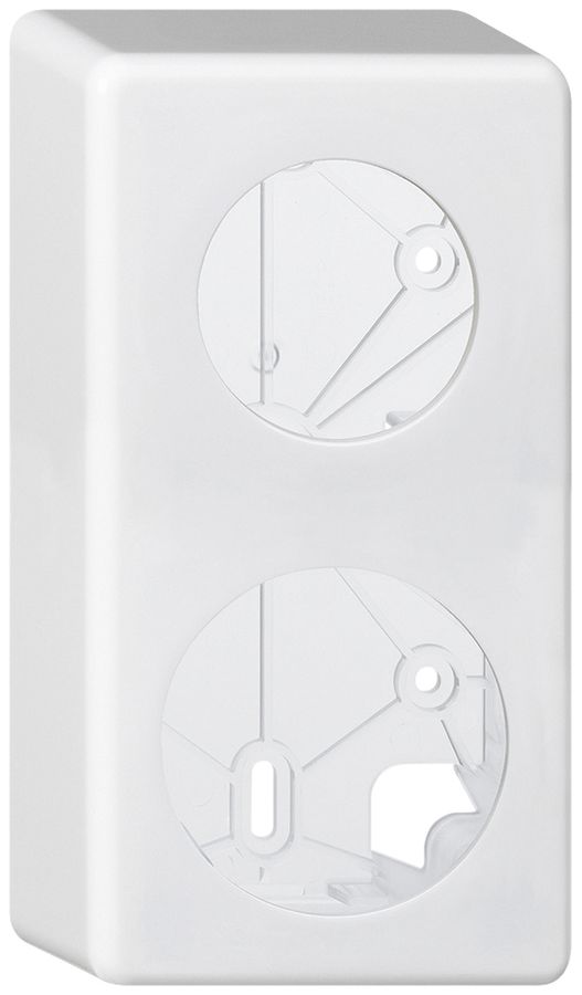 AP-Montageset basico I-I weiss Ø43+Ø58mm