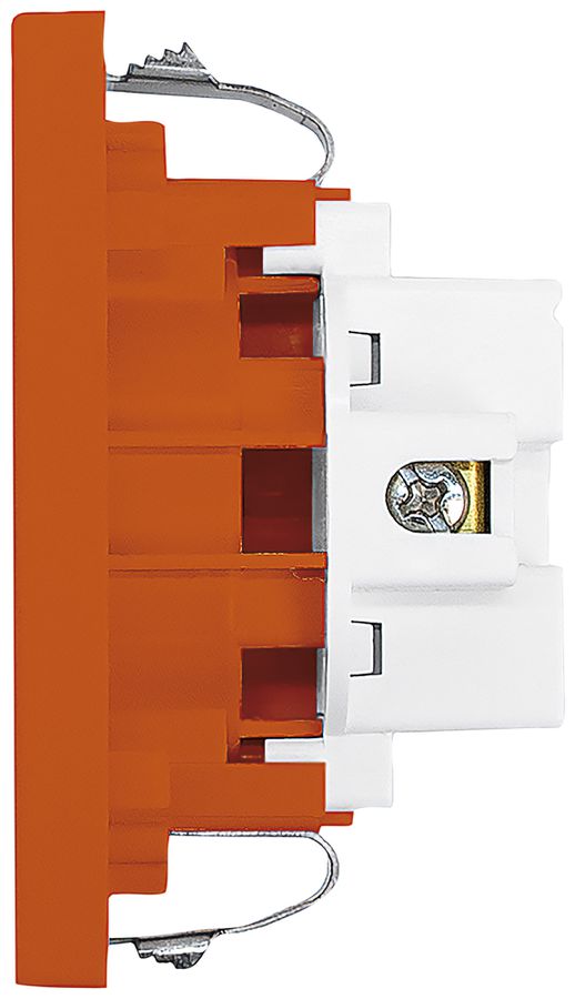 FLF-Steckdose A. Steffen 1×Typ 23 16A 250V 62.5mm×37.5mm orange