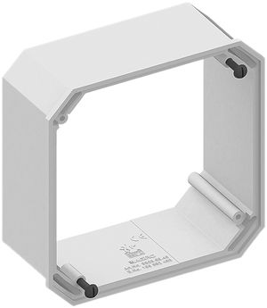 Aufsatzrahmen AGRO zu UP-Dose weiss 115×115×45mm, GDP 850°C
