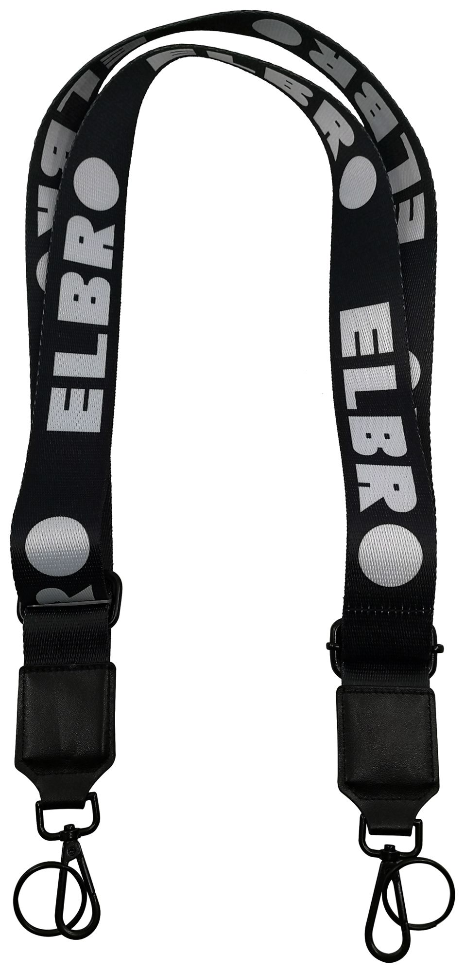 Tracolla ELBRO con moschettone l=40mm L=100…175cm nylon nero