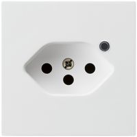 Prise Hager kallysto 1×T13 illuminé A blanc ultra