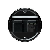 Anschlussdose origin RJ45 8(8) Kat.6 schräg geschirmt 60×60mm schwarz