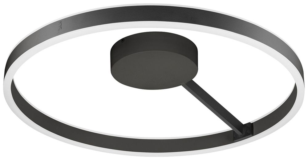 LED-Decken-/Wandleuchte SLV ONE 60 CW 23W 550lm 927/930 DIM Ø600 schwarz